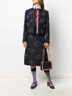 Thom Browne quilted shoulder bag