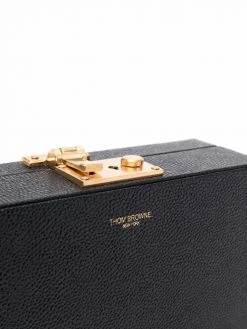 Thom Browne front logo crossbody bag