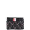 Thom Browne quilted-effect cardholder