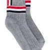 Thom Browne stripe-print athletic ankle socks