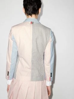 Thom Browne multi-panel striped blazer