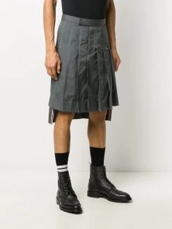Best reviews of π Thom Browne Knee length pleated skirt bermuda shorts of men β¨ 7 Thom Browne knee-length pleated skirt