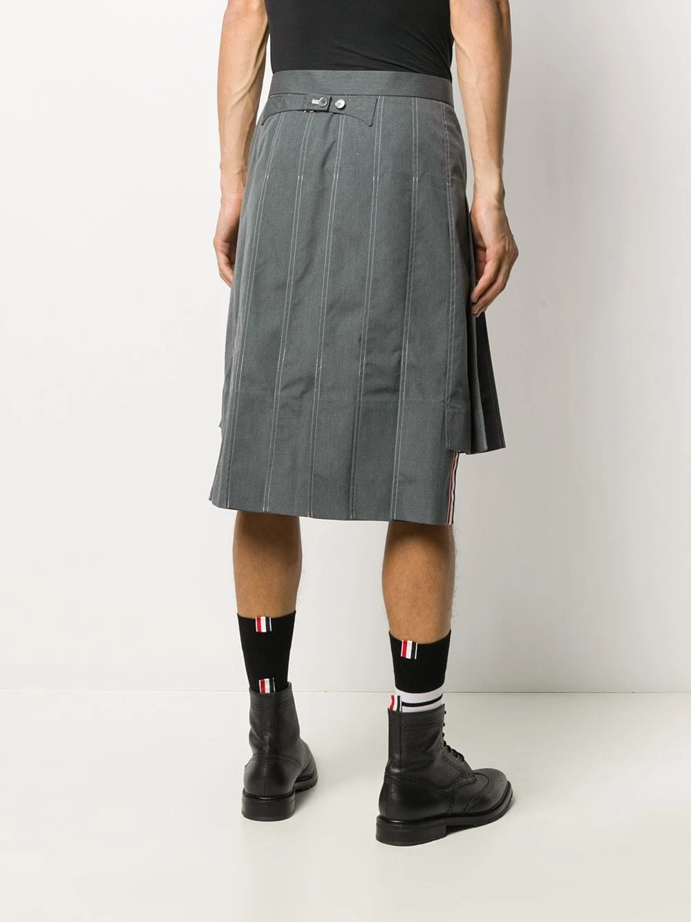 Best reviews of π Thom Browne Knee length pleated skirt bermuda shorts of men β¨ 4 Thom Browne knee-length pleated skirt