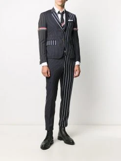 Thom Browne vertical-stripe sports blazer