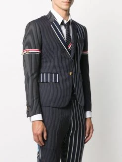 Thom Browne vertical-stripe sports blazer
