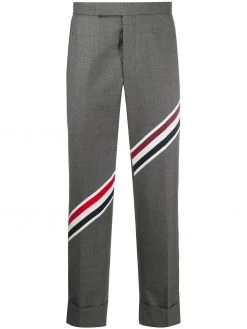 Thom Browne RWB-stripe cropped trousers