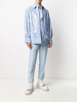 Thom Browne checked shirt jacket