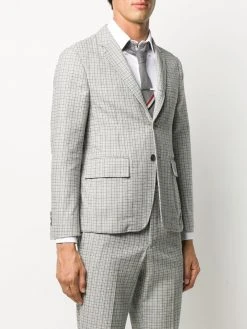 Promo ⭐ Thom Browne Check single breasted blazer blazers of men 👏 7 Thom Browne check single-breasted blazer