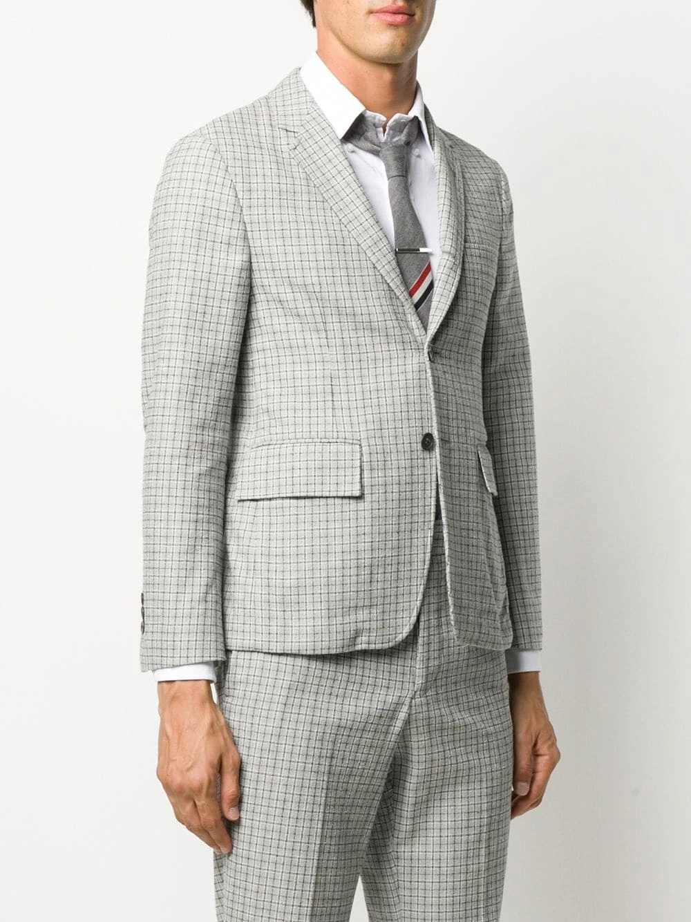 Promo ⭐ Thom Browne Check single breasted blazer blazers of men 👏 3 Thom Browne check single-breasted blazer