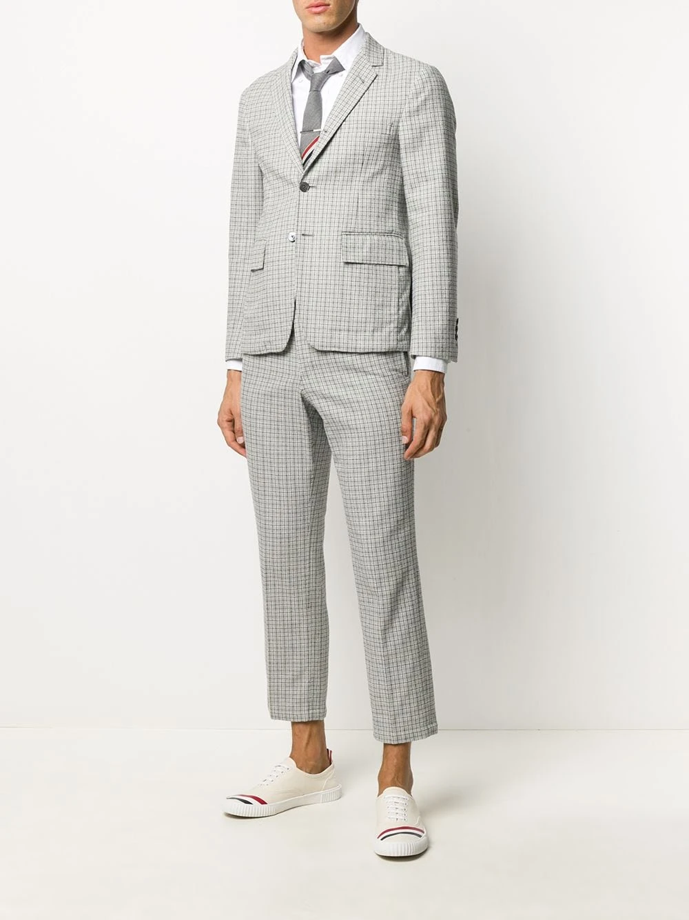 Promo ⭐ Thom Browne Check single breasted blazer blazers of men 👏 2 Thom Browne check single-breasted blazer