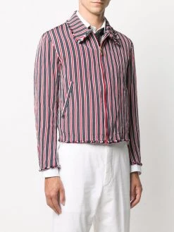 Thom Browne RWB-stripe zip-up jacket