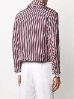 Thom Browne RWB-stripe zip-up jacket