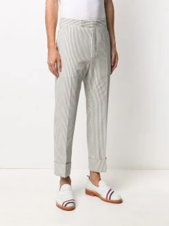 Best deal ⭐ Thom Browne Striped tailored trousers tailored pants of men ❤️ 9 Thom Browne striped tailored trousers
