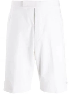 Thom Browne cotton backstrap shorts