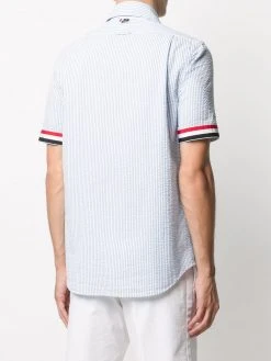 Thom Browne striped short sleeve shirt