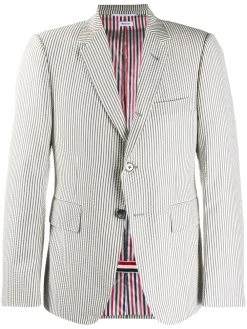 Thom Browne striped single-breasted blazer