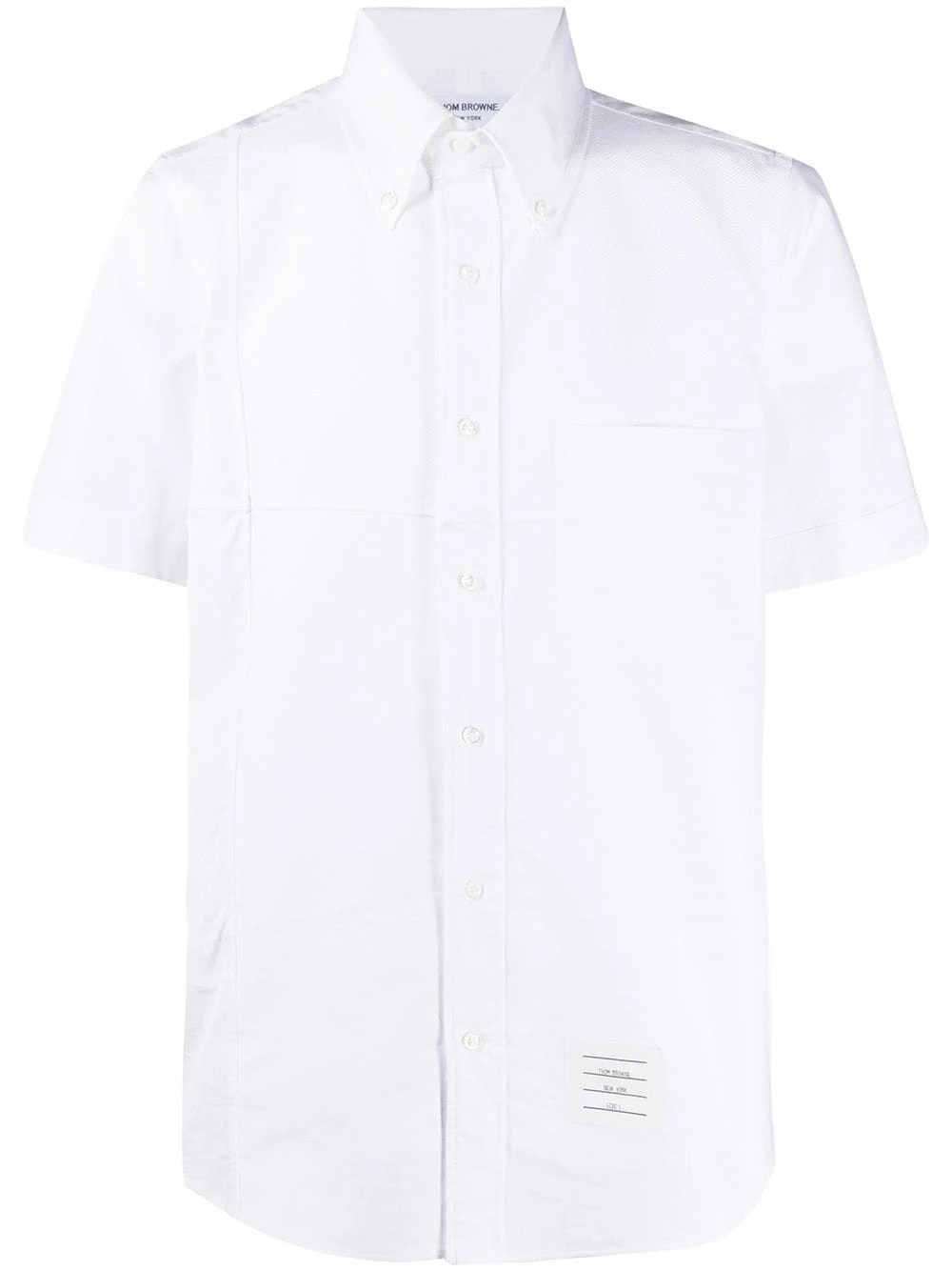 Budget π― Thom Browne Logo patch short sleeve shirt shirts of men π₯ 1 Thom Browne logo-patch short-sleeve shirt