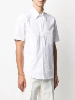 Budget π― Thom Browne Logo patch short sleeve shirt shirts of men π₯ 7 Thom Browne logo-patch short-sleeve shirt