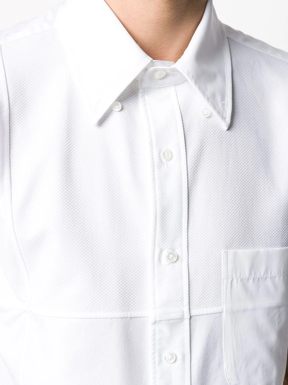 Budget π― Thom Browne Logo patch short sleeve shirt shirts of men π₯ 5 Thom Browne logo-patch short-sleeve shirt