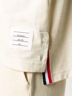 Thom Browne logo-patch long-sleeve T-shirt
