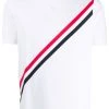 Thom Browne RWB-stripe short-sleeve T-shirt