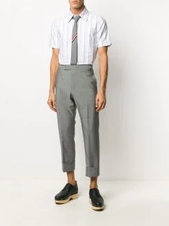 Thom Browne oxford stripe short-sleeve shirt