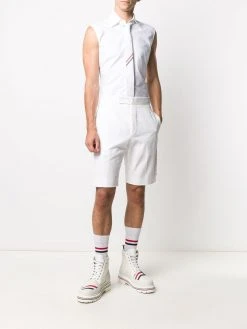 Top 10 ✔️ Thom Browne Sleeveless button down shirt shirts of men ❤️ 6 Thom Browne sleeveless button-down shirt