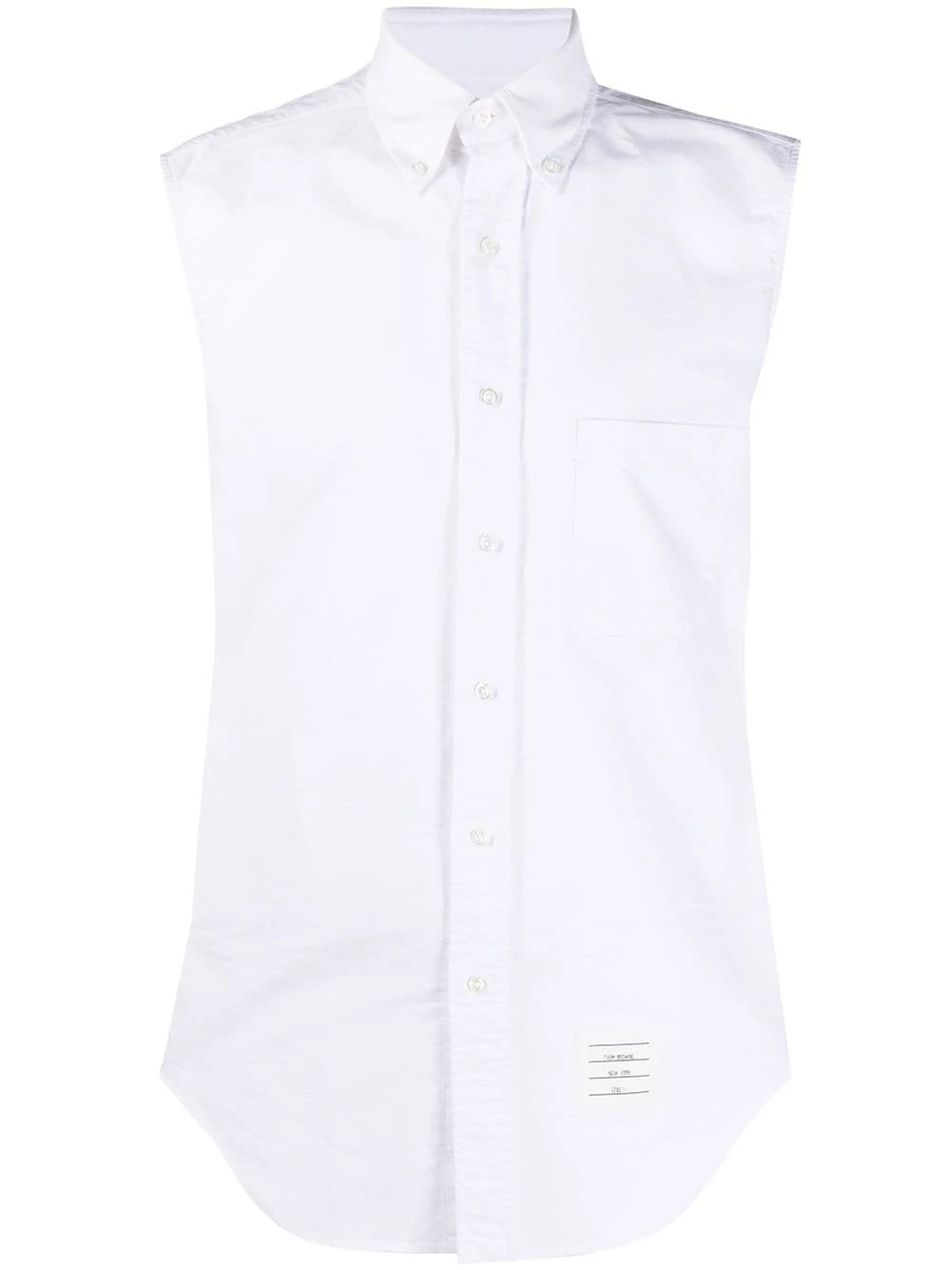 Top 10 ✔️ Thom Browne Sleeveless button down shirt shirts of men ❤️ 1 Thom Browne sleeveless button-down shirt