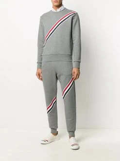 Thom Browne RWB-stripe sweatshirt