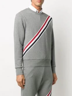 Cheapest ✔️ Thom Browne RWB stripe sweatshirt sweatshirts of men ✨ 7 Thom Browne RWB-stripe sweatshirt