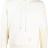 Thom Browne tonal 4-Bar hoodie
