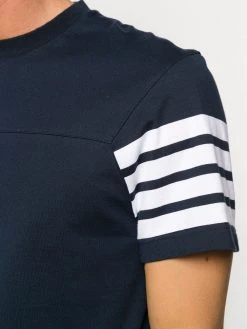 Thom Browne 4-Bar stripe short-sleeve T-shirt