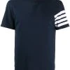Thom Browne 4-Bar stripe short-sleeve T-shirt