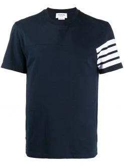Thom Browne 4-Bar stripe short-sleeve T-shirt