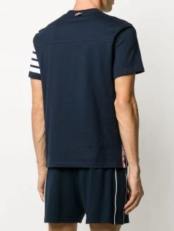 Thom Browne 4-Bar stripe short-sleeve T-shirt