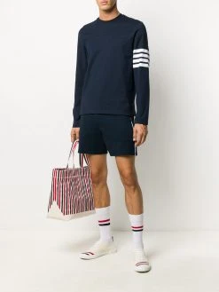 Thom Browne 4-Bar stripe track shorts