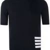 Thom Browne 4-Bar stripe knitted T-shirt