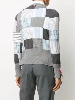 Thom Browne patchwork knit jumper