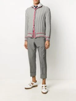 Thom Browne heritage cable knit cardigan