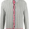 Thom Browne heritage cable knit cardigan