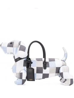 Thom Browne Hector patchwork tote bag