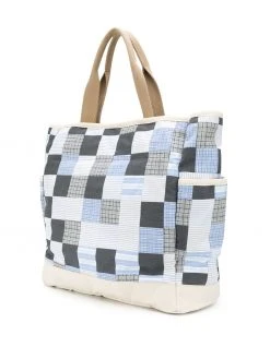 Thom Browne patchwork garden tote bag