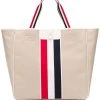 Thom Browne RWB-stripe tote bag