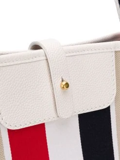 Thom Browne RWB-stripe tote bag