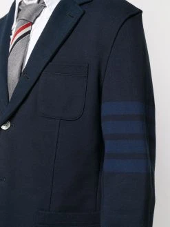 Cheap ⌛ Thom Browne Single breasted cotton blazer blazers of men ⭐ 11 Thom Browne single-breasted cotton blazer
