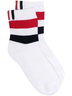 Thom Browne wide stripe athletic ankle socks