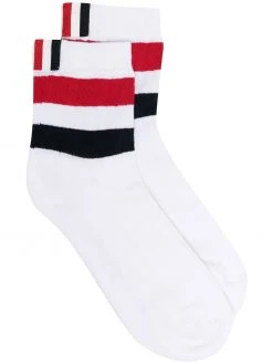Thom Browne RWB-stripe ribbed socks