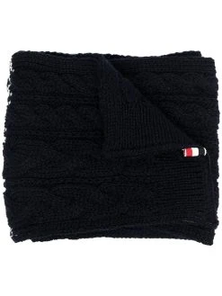 Thom Browne cable-knit scarf
