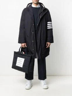 Cheap ✔️ Thom Browne Downfill hooded football 4 Bar parka parkas of men ⌛ 8 Thom Browne downfill hooded football 4-Bar parka