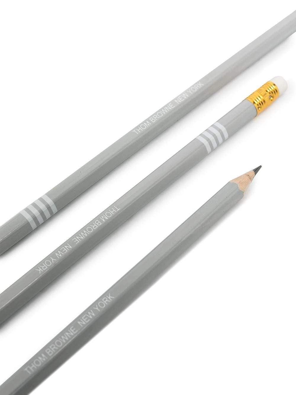 New β€οΈ Thom Browne 4 Bar wood pencil set stationery of women π 3 Thom Browne 4-Bar wood pencil set